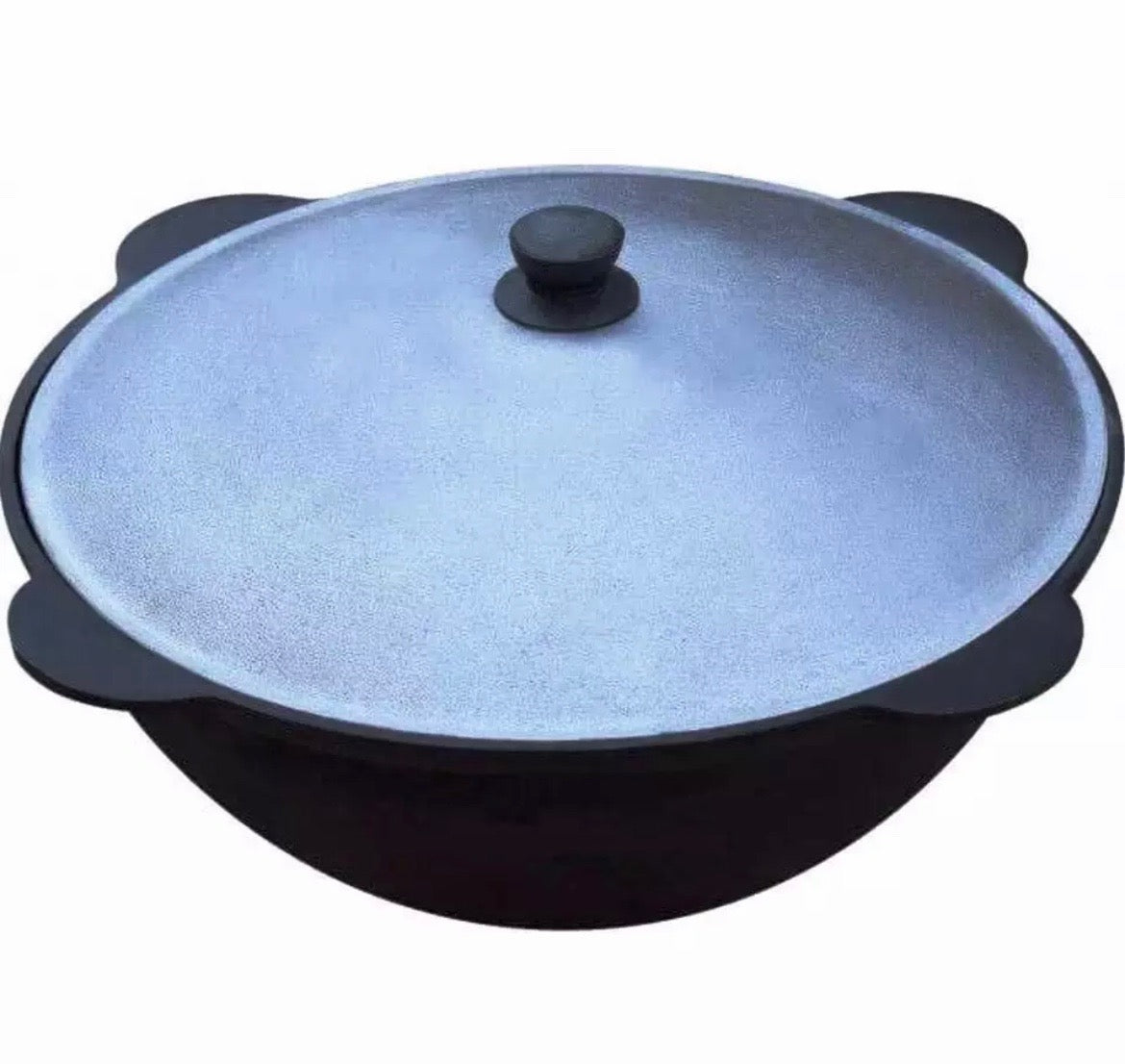 Authentic Cast Iron Uzbek Kazans Couldrons Outdoor use  For Preparing Rice Pilaf Pilov Cast Iron Kazan
